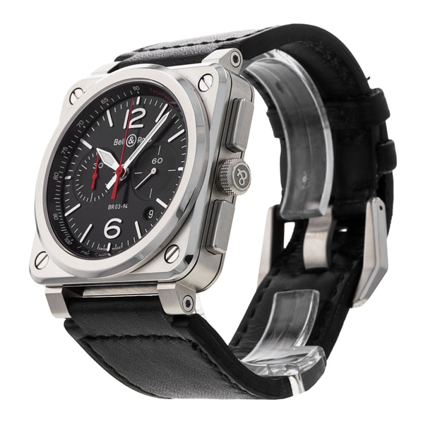 Bell and Ross BR03-94 Chronograph BR0394-BLC-ST/SCA